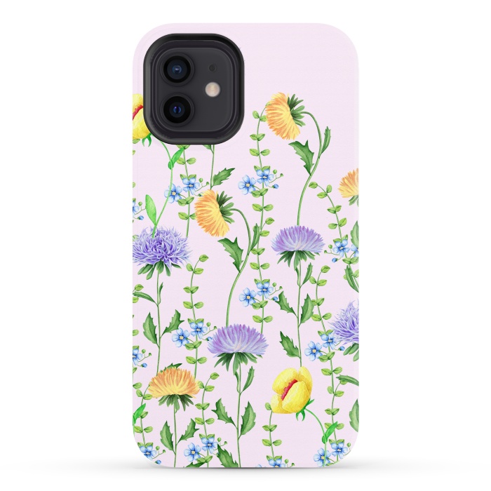 iPhone 12 StrongFit Aster Flora by Creativeaxle