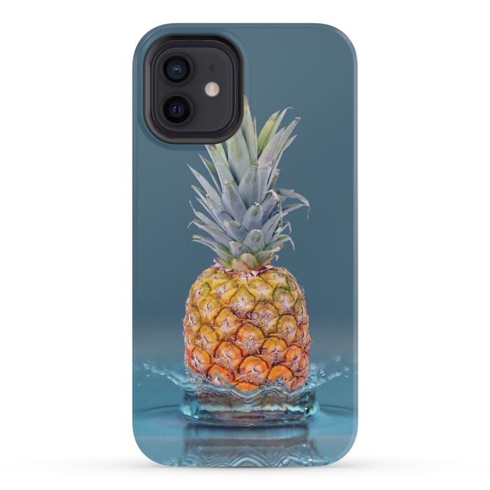 iPhone 12 mini StrongFit Pineapple Strike by Creativeaxle