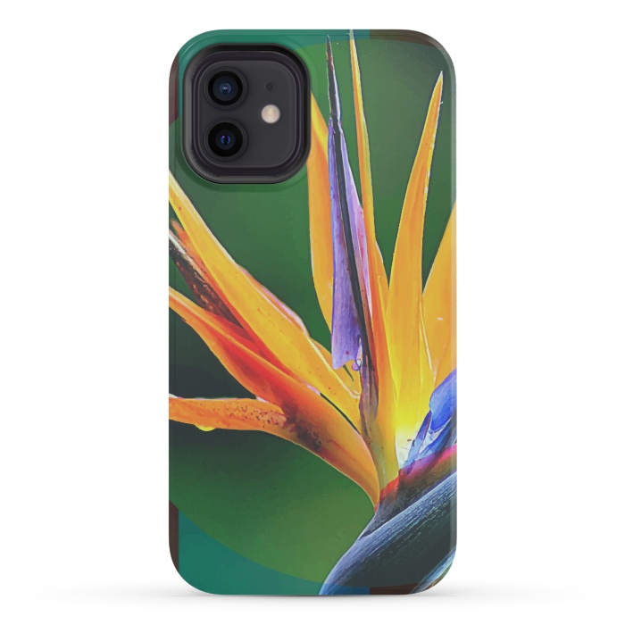 iPhone 12 mini StrongFit Bird of Paradise by Creativeaxle