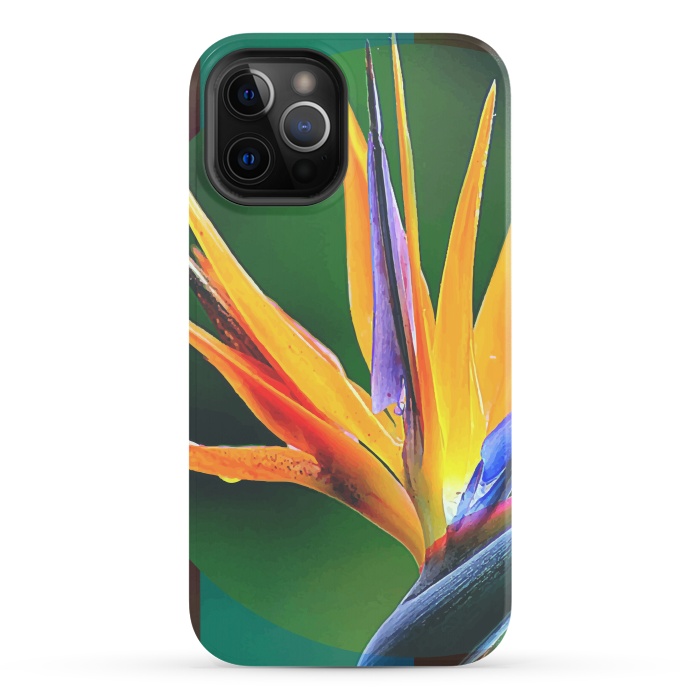 iPhone 12 Pro StrongFit Bird of Paradise by Creativeaxle