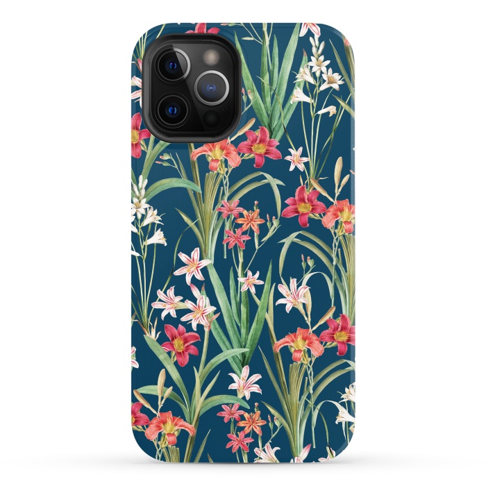 iPhone 12 Pro StrongFit Blossom Botanical by Uma Prabhakar Gokhale