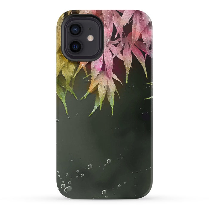 iPhone 12 mini StrongFit Acer Leaves by Creativeaxle