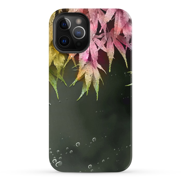 iPhone 12 Pro StrongFit Acer Leaves by Creativeaxle