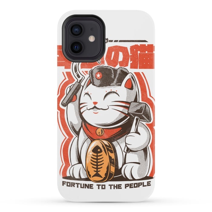 iPhone 12 StrongFit Catnist by Ilustrata