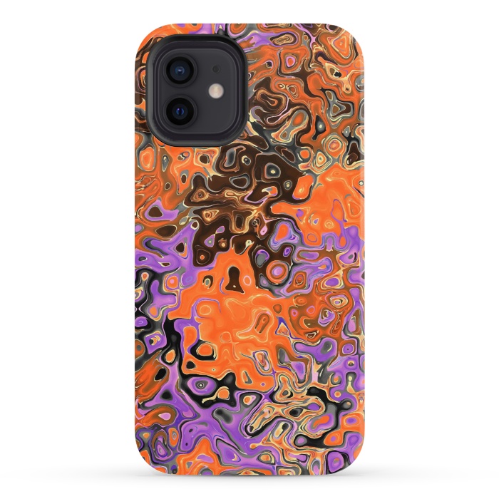 iPhone 12 StrongFit Luminous Liquid Pattern V2 by Creativeaxle