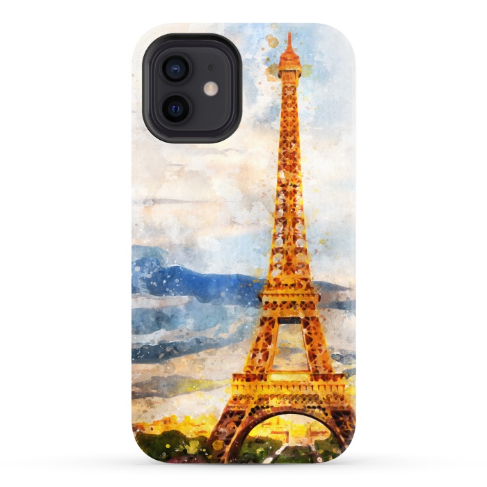iPhone 12 StrongFit Eiffel Tower by Creativeaxle