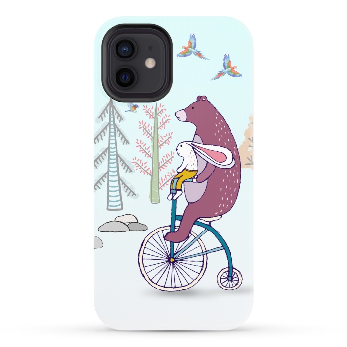 iPhone 12 StrongFit Bear Suffer by Creativeaxle
