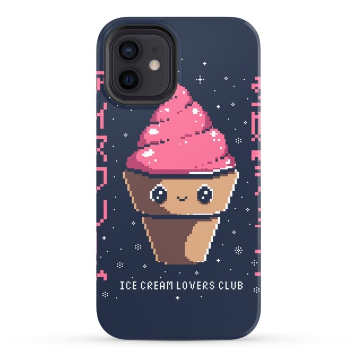 iPhone 12 StrongFit Ice cream lovers club por Ilustrata