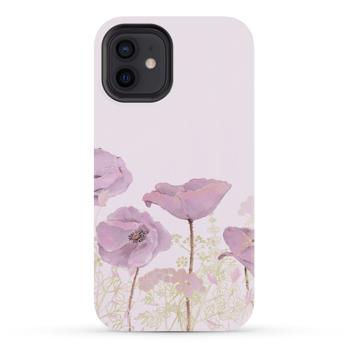 iPhone 12 mini StrongFit Rose Gold Poppy Dream by  Utart