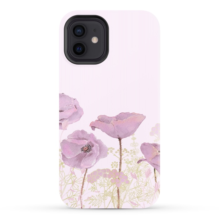 iPhone 12 StrongFit Rose Gold Poppy Dream by  Utart