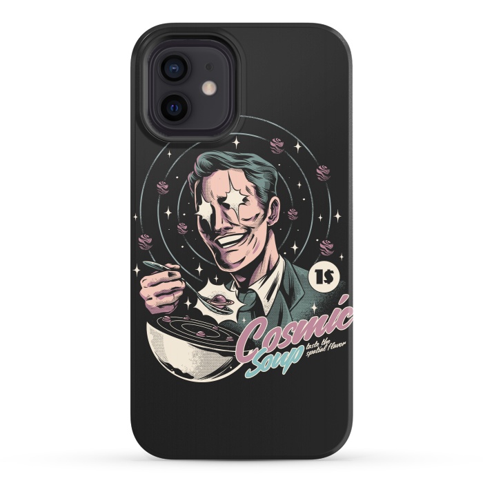 iPhone 12 StrongFit Cosmic Soup by Ilustrata