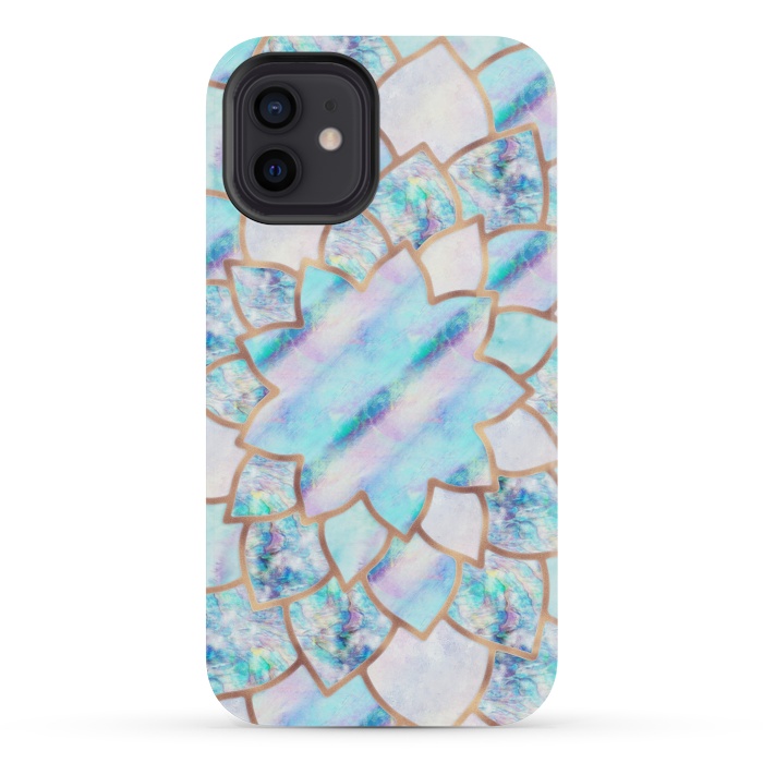 iPhone 12 mini StrongFit Ice Mandala by  Utart