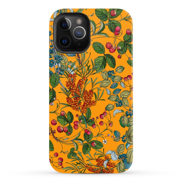 iPhone 12 Pro StrongFit Vintage Garden VII by Burcu Korkmazyurek