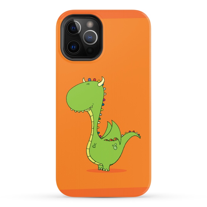 iPhone 12 Pro StrongFit MOMMY'S LITTLE DRAGON! by Mangulica