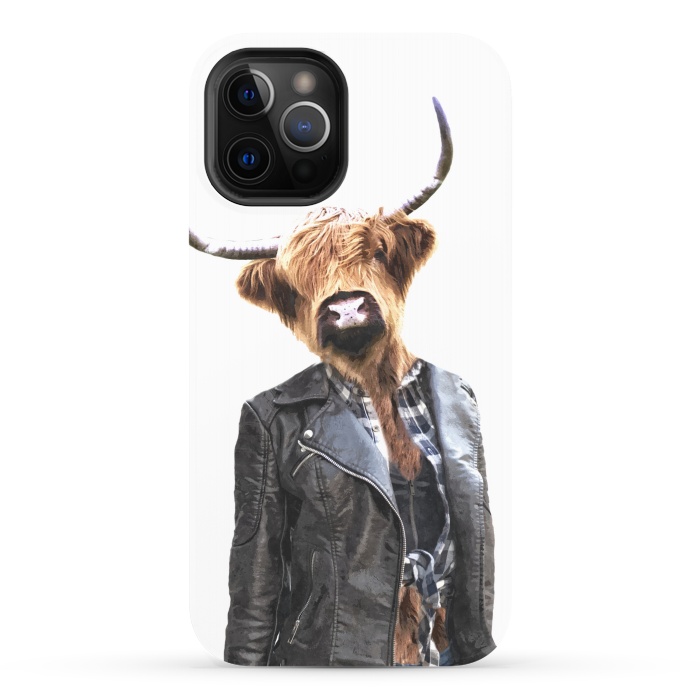 iPhone 12 Pro StrongFit Cow Girl by Alemi