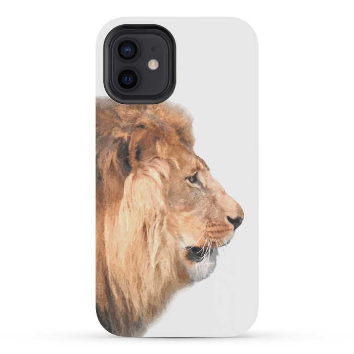 iPhone 12 mini StrongFit Lion Profile by Alemi