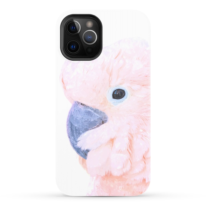 iPhone 12 Pro StrongFit Pink Cockatoo by Alemi