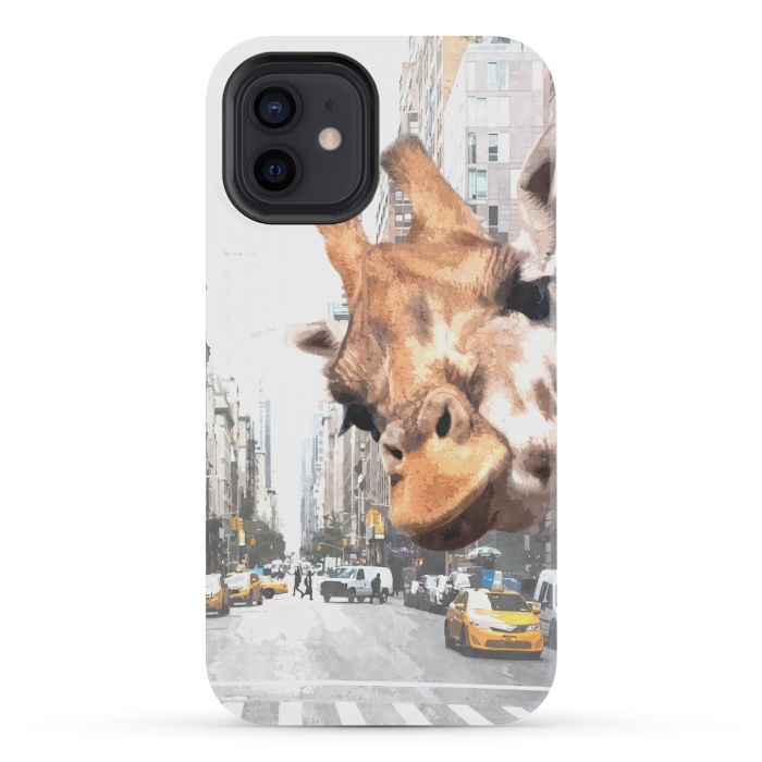 iPhone 12 mini StrongFit Selfie Giraffe in NYC by Alemi