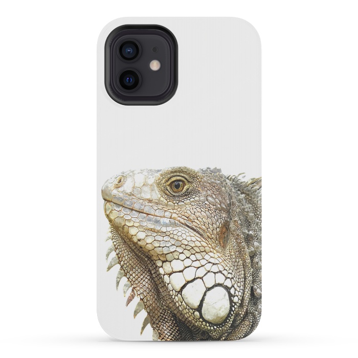 iPhone 12 mini StrongFit Iguana Portrait by Alemi