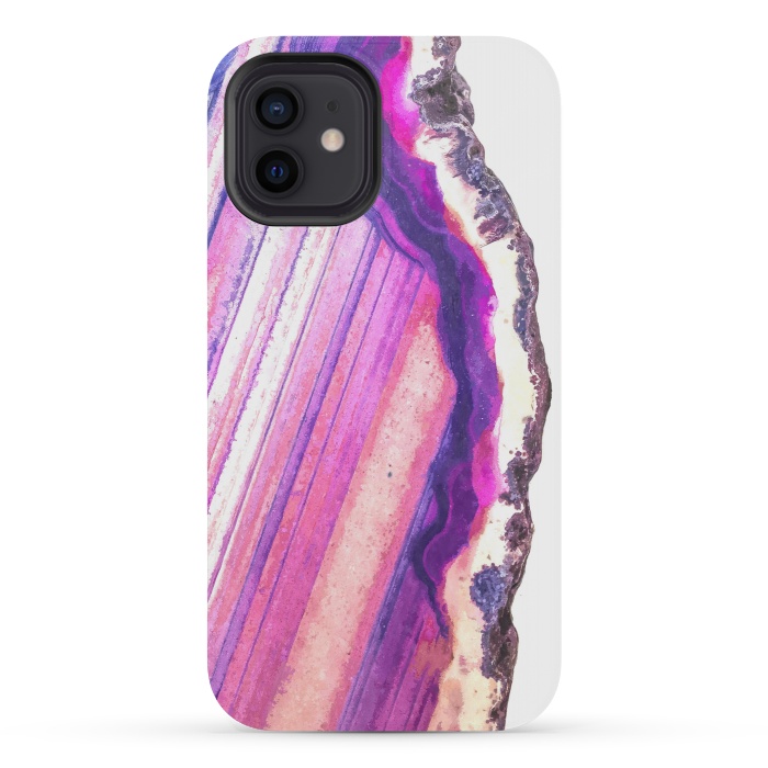 iPhone 12 mini StrongFit Violet Agate Illustration by Alemi