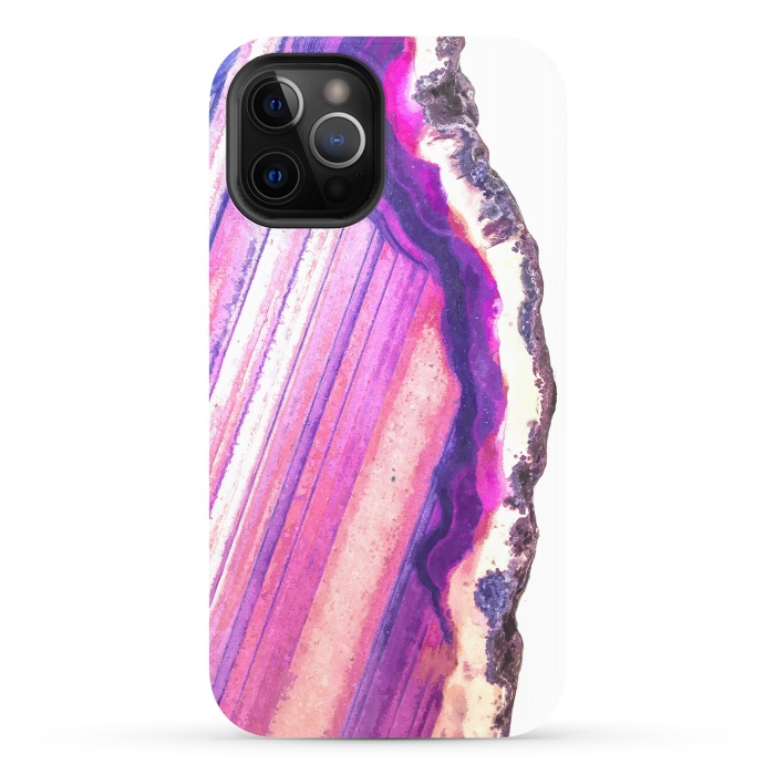iPhone 12 Pro StrongFit Violet Agate Illustration by Alemi