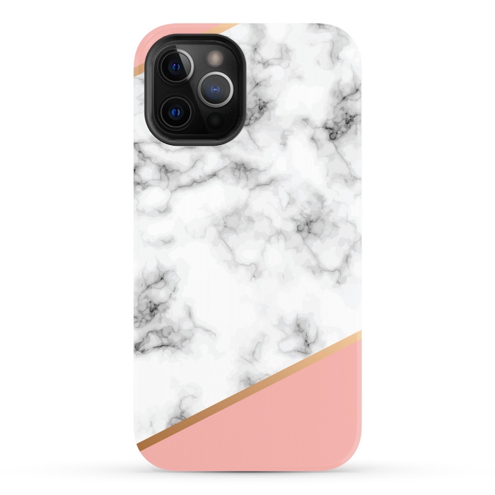 iPhone 12 Pro StrongFit Marble III 073 by Jelena Obradovic