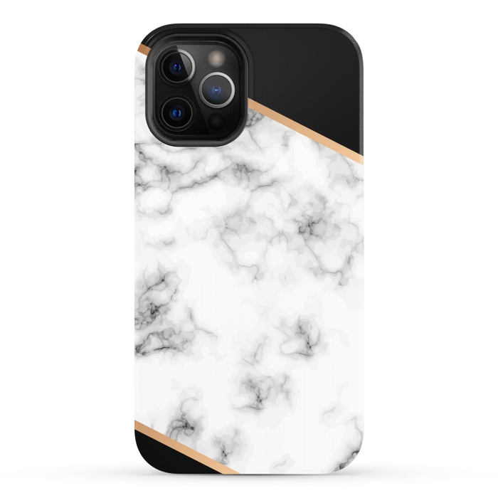iPhone 12 Pro StrongFit Marble III 075 by Jelena Obradovic