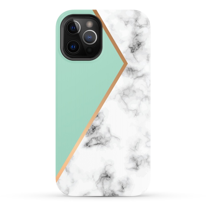 iPhone 12 Pro StrongFit Marble III 078 by Jelena Obradovic