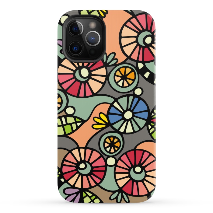iPhone 12 Pro StrongFit Wild Flowers by Majoih