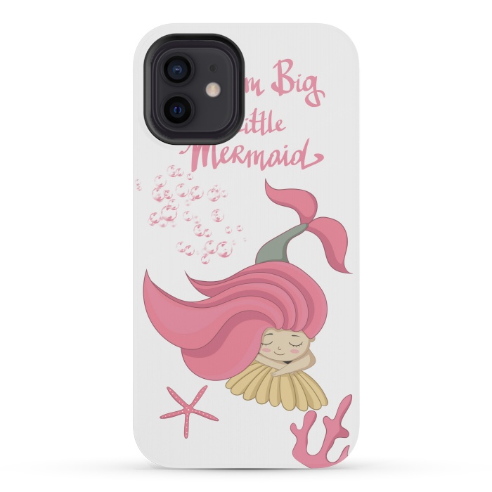 iPhone 12 mini StrongFit Dream big little mermaid by  Utart