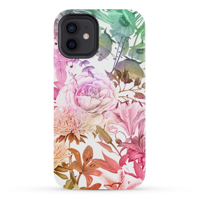 iPhone 12 mini StrongFit Floral Market by Creativeaxle