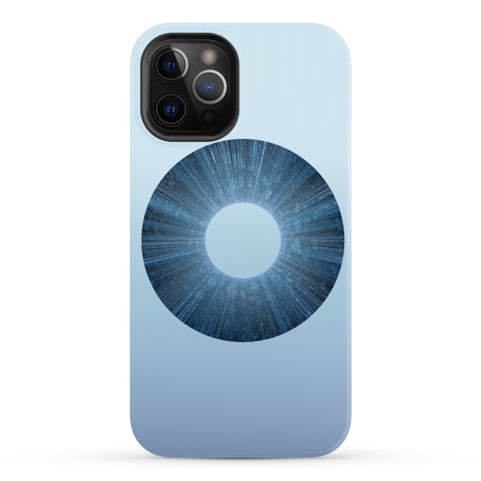 iPhone 12 Pro StrongFit Blue Iris Object by Andrea Haase