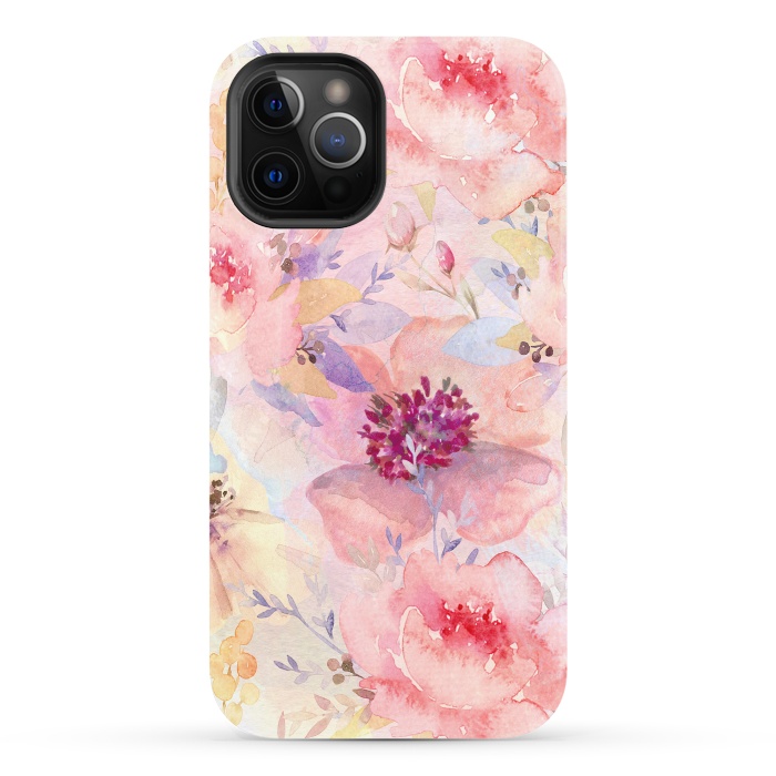 iPhone 12 Pro StrongFit Summer Flowers Pattern by  Utart