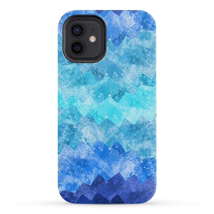 iPhone 12 mini StrongFit The blue sea waves by Steve Wade (Swade)