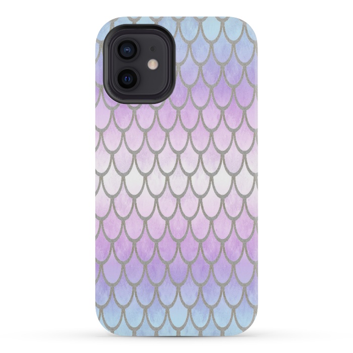 iPhone 12 mini StrongFit Pretty Mermaid Scales 02 by Angelika Parker