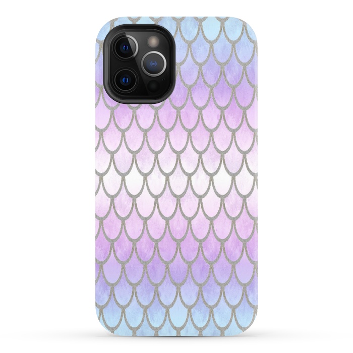 iPhone 12 Pro StrongFit Pretty Mermaid Scales 02 by Angelika Parker