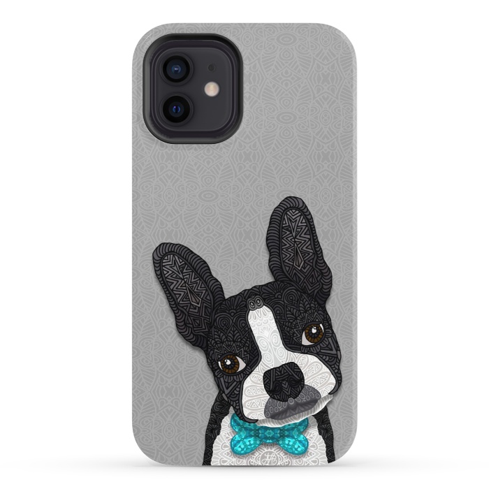 iPhone 12 StrongFit Bow Tie Boston by Angelika Parker