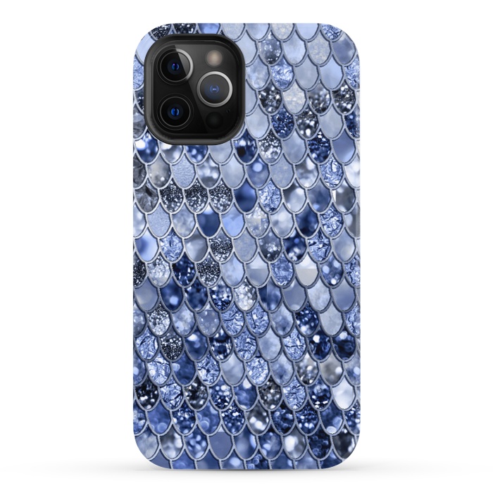 iPhone 12 Pro StrongFit Ocean Blue Glamour Mermaid Scales by  Utart