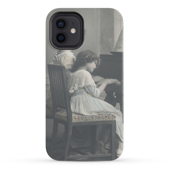 iPhone 12 mini StrongFit Two Beautiful Sisters On The  Piano by Andrea Haase