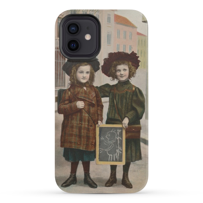 iPhone 12 mini StrongFit Vintage School Girls by Andrea Haase