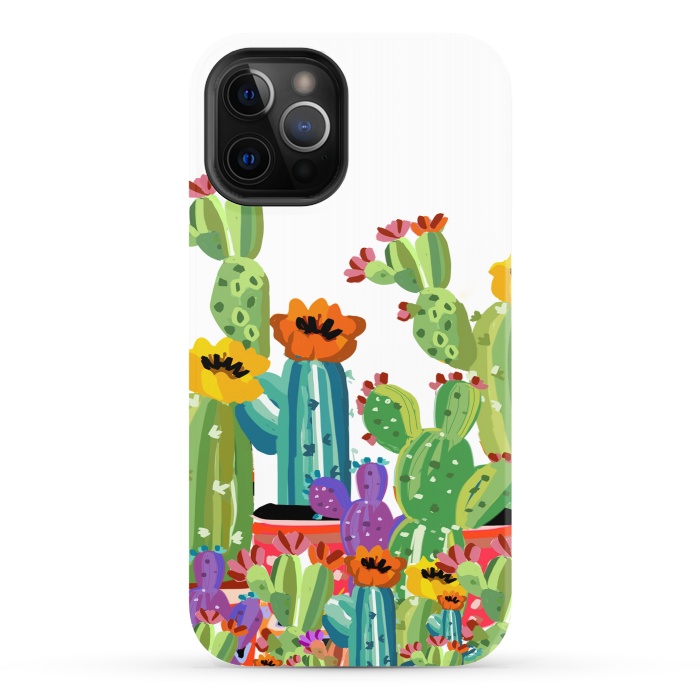 iPhone 12 Pro StrongFit cactus land by MUKTA LATA BARUA