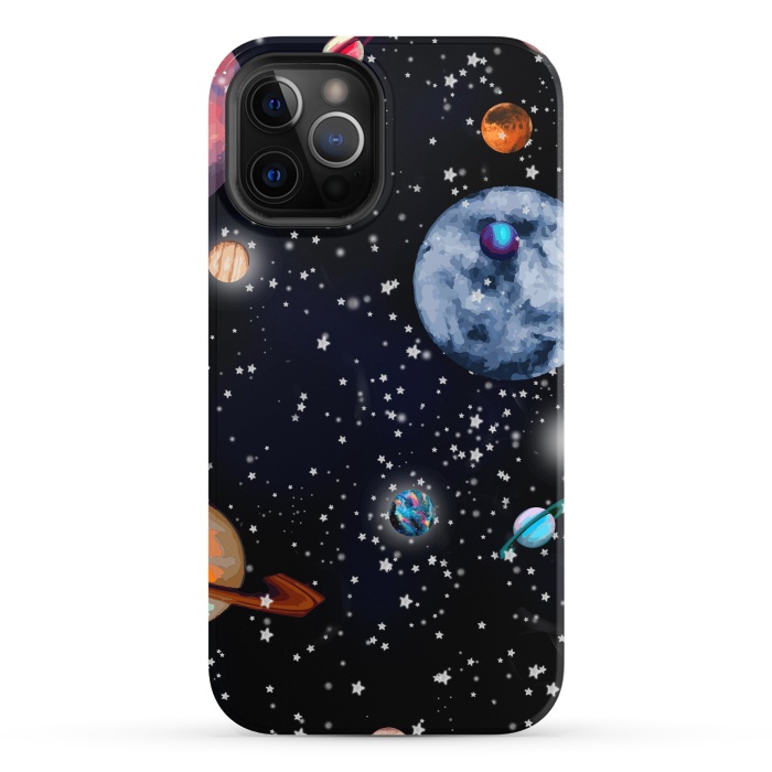 iPhone 12 Pro StrongFit Planets by MUKTA LATA BARUA