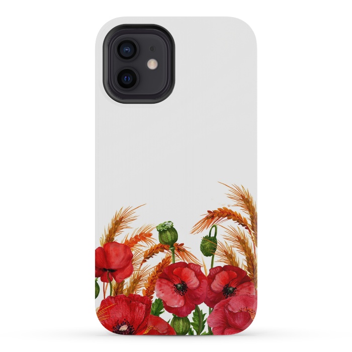 iPhone 12 mini StrongFit Summer Poppy Field by  Utart