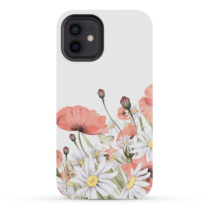 iPhone 12 mini StrongFit Summer Poppy and Camomile Field by  Utart