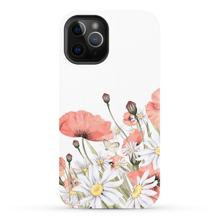 iPhone 12 Pro StrongFit Summer Poppy and Camomile Field by  Utart