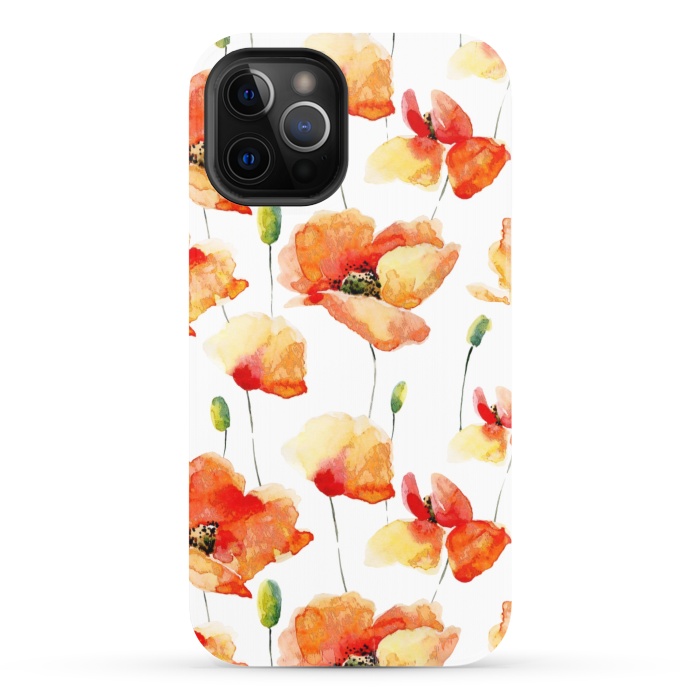 iPhone 12 Pro StrongFit Poppies Forever by  Utart