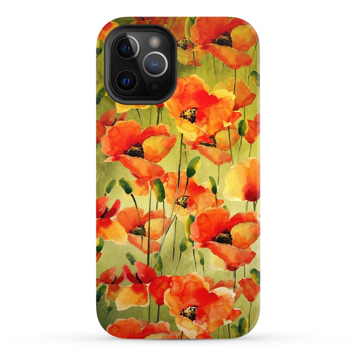 iPhone 12 Pro StrongFit Poppy Fields forever by  Utart