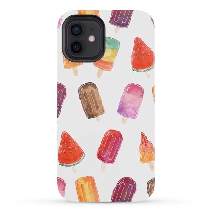 iPhone 12 mini StrongFit Summer Popsicle Print by Becky Starsmore
