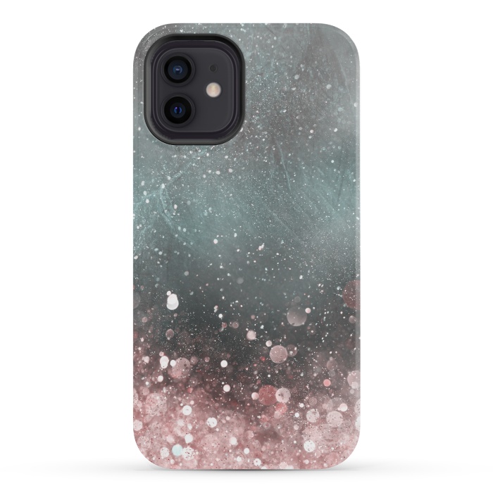 iPhone 12 mini StrongFit Pink Sparkle 2 by Andrea Haase