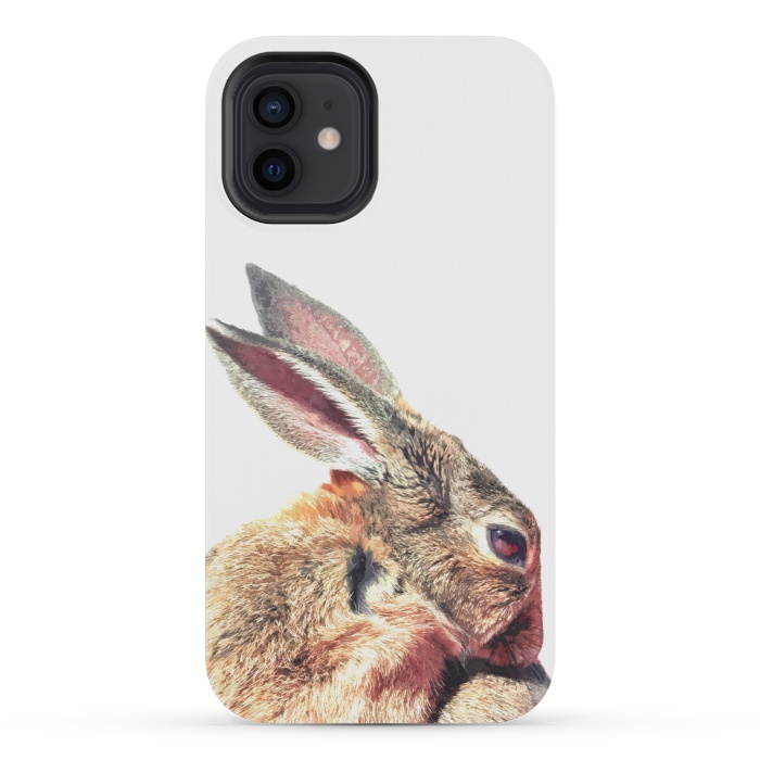 iPhone 12 mini StrongFit Rabbit Portrait by Alemi